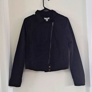 Nwt Cotton On Black Riley Biker Jacket size medium